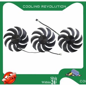 Ventiladores Coolings Computador 98mm Cf1015U12D DC12V 0.55A 4-Pin Placa Gráfica Fan Drop Delivery Computadores Componentes de Rede Otkqy