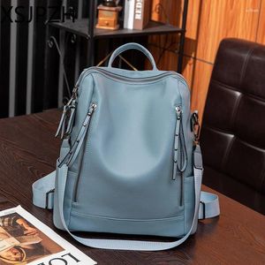 Rucksack Frauen Umhängetaschen Multifunktions Reise Rucksäcke Schule Für Mädchen Bagpack Mochil Hohe Qualität Leder Designer