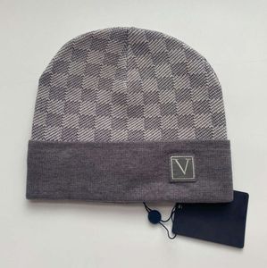 Wholesale Designer Beanies Men's and Women's Beanie Fall/Winter Thermal Knit Letter Hat Ski Brand Bonnet High Quality Plaid Skull Caps Luxury Warm Cap 6698ess