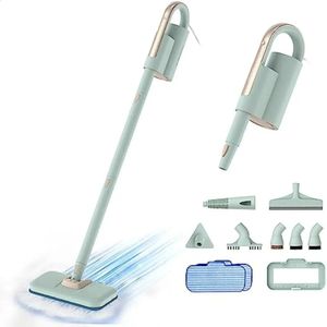 Steam Mop Detachable Handheld Cleaner 250ml 1200W Powerful Floor Steamer 3 Adjustable Levels for Carpet Laminate Hardwood 240118