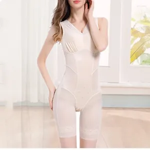 Damen Shapers Damen Taillentrainer Body Shaper Bodysuit Bauchkontrolle Unterbrust Abnehmen Unterwäsche Shapewear Lifter BH Bauchkorsett