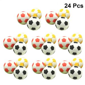 Fußball-Radiergummi, Radiergummi, Miniatur-Fußball-Ornamente, 24 Stück, Gummi für Jungen, Mädchen, Geburtstagsfeier, Gummi 240124