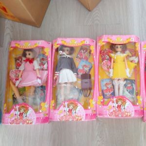 Anime cardcaptor sakura boneca bjd figura mudando kawaii menina ação estatueta brinquedos de natal presentes para meninas 240123