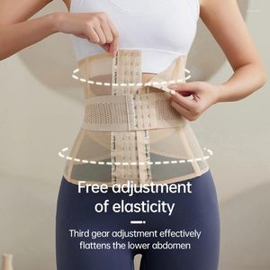 Waist Support 2024 Invisible Double Belt Corset Thin Transparent Summer Shaper Slimming Sheath Woman Flat Belly Trainer Tight Shapewear