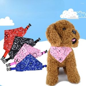 Dog Apparel Pet Supplies Bibs Saliva Wipes Printed Pets Collars Cat Universal Triangular Bandage Scarves Towels