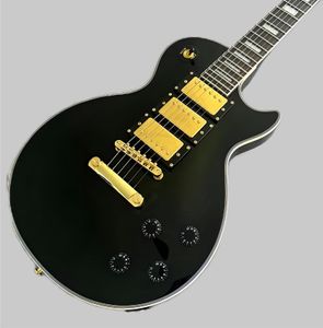 Custom shop, Made in China, Custom high quality electric guitars, black, three-piece pickup, free ship