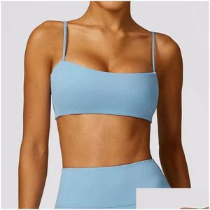 Yoga Outfit Breathable Top Y Fitness Women Bra Shockproof Crop Push Up Sport Underwear Gym Workout Beauty Back Drop Delivery Sports Ou Ote1Z