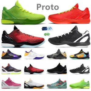 6 5 Proto Mens Basketball Shoes Sneaker Reverse Grinch Mambacita Del Sol All Star 6s Big Stage代替ブルースリーChaos Prelude 5s Men Trainersスポーツスニーカー40-46