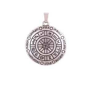 Wheel of the Year, podobnie jak wisiorek srebrny i złoty w WICCA autorstwa Petera Stone Pagan Festivals1101439