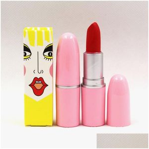 Batom Make Up Batom Fácil de Usar Hidratante 12 Cores Coloris Cosméticos Maquiagem Atacado Lip Stick Mat Drop Delivery Health Beau Dh45Z