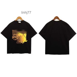 Men's T-shirts Ins Hot Spring Summer Shirt American Luxury Rhude Skateboard Mens Designer Women Men Casual T-shirt Good Tshirt Us #99093xod5CR7