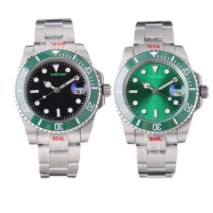 Top Brand Luxury Fashion Diver Watch Men Waterproof Watches 904L stainless steel Watch Sapphire Automatic Calendar Mechanical Movement Watches luminous montre