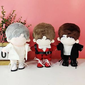 20cm Doll Suit Formal Wear Fashion Outfit Idol Dolls Cos Clothes Changing Dressing Game Gift Playing House Cotton Stuffed 240202