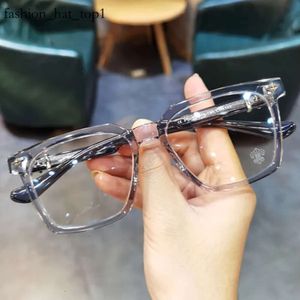 Ch Cross Heart Glasses Occhiali da sole firmati Ofwomen Occhiali da sole Trend Chrome New Myopia Eyeglass Retro Light Heart Luxury Montature di alta qualità Chromees 7186