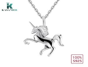 KASANIER 100 Collana in argento sterling 925 da donna con ciondolo a forma di unicorno volante FASHION Jewelry Factory 2000768