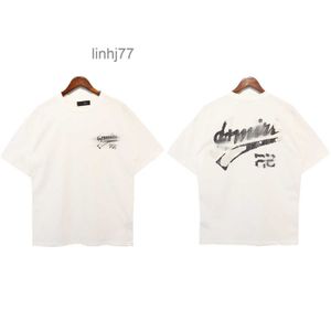 Men's T-shirts Spring/summer New Ami Letter Printed Round Neck T-shirt Mens and Cotton Short Sleeve Loose Pullover Top S-xxxl 88h9ojoxs5OXS5