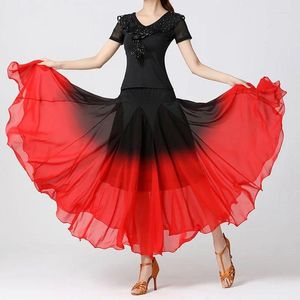 Scena noszona kobiety nowoczesne ubrania taneczne Waltz spódnica National Hiszpańska odzież tańca