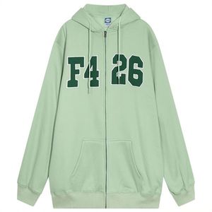 F426 Designer Hoodies Mens Hoodie Men and Women Hoodie Quality Pending Out Wear Casual Fashion Löst långärmade kläder High Street Tryckt regelbundet brev