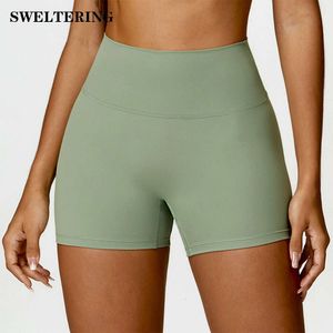 Lu Align Workout Women Waist High Lift Fitness Gym Running Scrunch Butt Shorts Sportswear Lemon LL Jogger Lu-08 2024