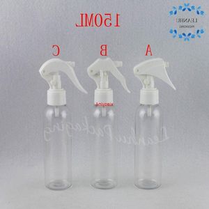 Bottiglia di plastica a spalla rotonda trasparente da 150 ml, toner per contenitore cosmetico vuoto 150CC/sub-imbottigliamento di acqua (30 PC/lotto) buon pacchetto Rrgpx