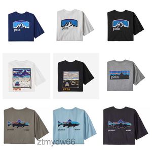 Designer-T-Shirts Grafik-T-Shirt Herren-T-Shirts Baumwolle Blau Schwarz Whirt Outdoor Be on Foot Climb a Mountain S M L XL 2XL 3XL Hochwertige Kleidung Damen FIOL