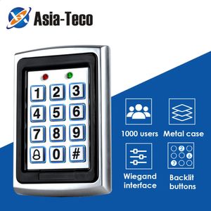 1000User RFID Metal Keypad With Cover Access Control Suit Tillämplig de flesta dörr 125KHz -kortläsarens tangentbordssystem 240123