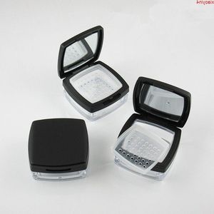 Contenitori per cosmetici in polvere PS quadrati vuoti portatili riutilizzabili da 10G Vasetti con specchio 12 pezzi di alta qualità Krfpv