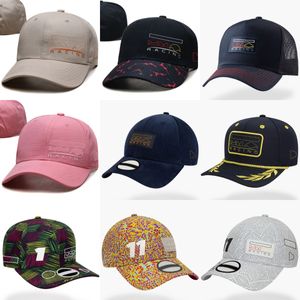 2024 neuer F1 -Fahrer Baseball Cap Formel 1 Team Rennen gebogene Kappen Sommermodentrend Männer Frauen Auto gestickt Cap Casual Hut