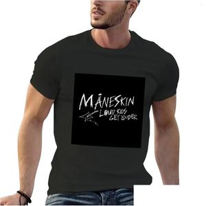 Mens Polos S Loud Kids Get Louder T-shirt Snabbtorkning Överdimensionerad Vintage White T-skjortor Drop Delivery Apparel Clothing Tees Otlh7