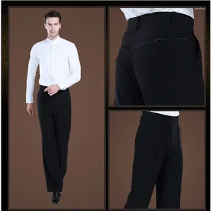 Abbigliamento da palco Pantaloni da ballo latino da uomo Pantaloni da uomo/ragazzo Pratica/esibizione per la sala da ballo moderna da uomo