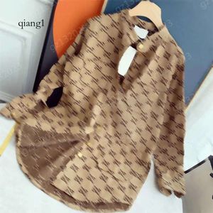 Designer Hoodie Shirt Jacket Classic Jacquard Pocket Lapel Long Sleeves Single Row Button Belt Corset Waist Design Medium Length Outerwear Jackets For Women Casual