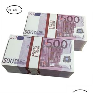 Andra festliga festförsörjningar prop pengar leksaksspel kopiera 10 20 50 100 falska anteckningar faux billet euro play collection present dropp leverera dh5lr