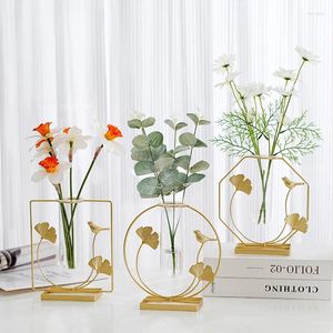 Vaser Creative Home Decorations Living Room Desktop Flower Arrangement Ins Dining Table Fake Flowers Simulation Vase high-end