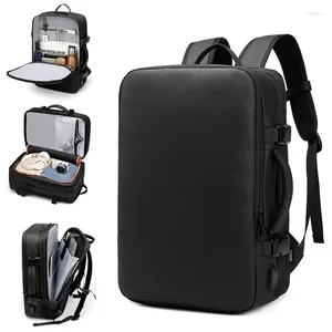 Рюкзак для мужчин, ноутбук, вакуумный компрессионный рюкзак для путешествий, мужской бизнес, большая вместимость, школьный рюкзак, расширяемый на открытом воздухе
