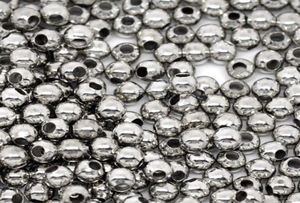 1000 peças contas espaçadoras de bola lisa 3mm de diâmetro joias fazendo descobertas inteiras 2909656