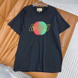 Women's T-shirt Designer Brand 2024 Spring Festival Ny Interlocking Printed Letter Trendy Round Neck Kort ärm T-shirt M1ax