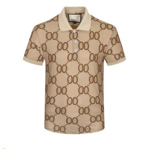 고품질의 새로운 남성 스타일리스트 폴로 셔츠 럭셔리 이탈리아 남자 티스 의류 짧은 슬리브 패션 캐주얼 남자 여름 티셔츠 많은 색상