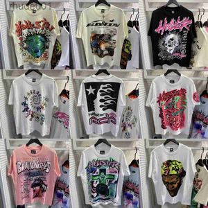 Hellstar Herren T-shirts Ärmel T Männer Frauen Hohe Qualität Street Hip Hop Mode T Hemd Hell Star Kurze 1SY5