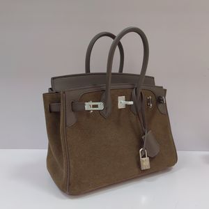 10a Designertasche, Ledertasche, Pendlertasche, Rindsledertasche, Damenhandtasche mit großem Fassungsvermögen, 25 cm, einfach alles zu tragen, große Tasche, Umhängetasche, Einkaufstasche, Einkaufstasche mit Box