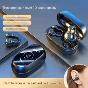 R15 Ear clip Bluetooth with Extra Long Range 5.3 Non Ear Noise Reduction M47 Bone Conduction Earphones