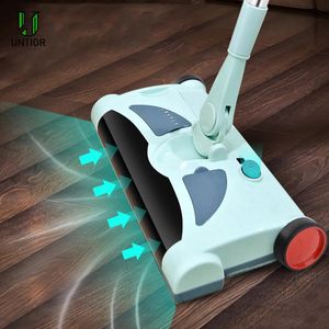 UNTIOR Electric Floor Sweeper Cleaner Vacuum Rechargeable Wireless Hand Push Household Mop Broom Robot 240123