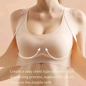 Sutiãs corretor de postura sutiã mulher push up sem costas mulheres sem costura sem fio bralette esportes sutiã de fitness colete superior roupa interior