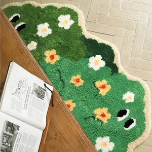 Carpets Ins Bedroom Beside Rug Living Room Flocking Carpet Soft Floor Mat Fluffy Rugs For Children Playroom Home Decor