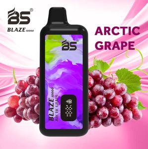 Ultima versione Sigarette elettroniche BREZE stiik BS BLAZE 10000 Display digitale a LED di batteria/E-liquid fino a 1000 puff Type-C 18 ml 10 gusti tra cui scegliere