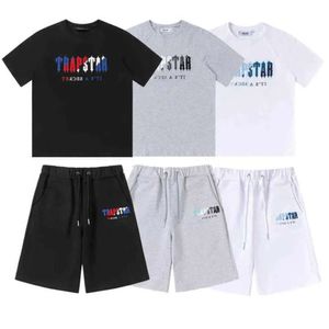 Motion Cotton Clothes Shorts Set Summer Men Trapstar London Shooters Women Embroidered Bottom Tracksuit Tidal Flow Design fashion 2024