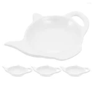 Подносы для чая, 4 шт., керамический пакет, подставки для блюдец, подставки для кофе, нежная декоративная керамика, бытовая посуда