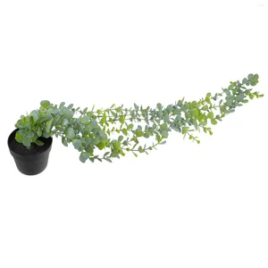 Fiori decorativi Simulazione di piante in vaso artificiali Invasatura Bonsai simulati Piante pendenti finte Ornamento Finto plastica