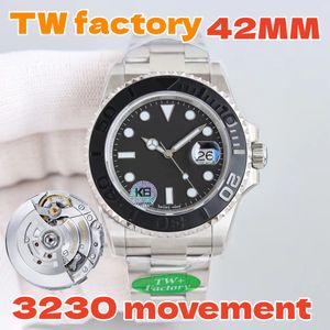 TW+ Factory 42 mm 3235 Ruch 72 godziny Moc All Titanium Ald Waterproof Waterproof Glow-in-the-Dark Watch Najwyższa jakość