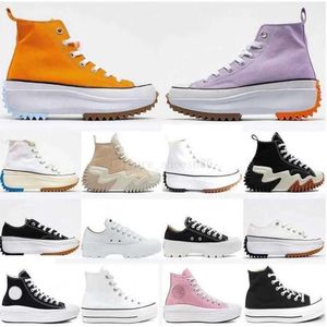 Sapatos de lona tênis masculino feminino sapatos casuais tênis fundo grosso converseitys sapatos femininos designer preto branco run star motion sapatos tamanho 35-45