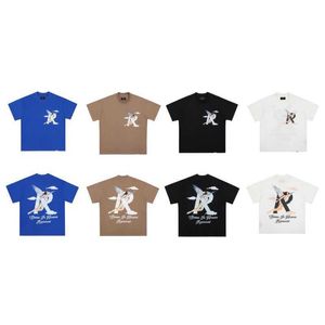 Herren T-Shirts Rep Angel Print Paar Kleid Übergröße Amerikanische Modemarke Hip Hop Lose Represnet-Shirt Kurzarm T-Shirt Nshr